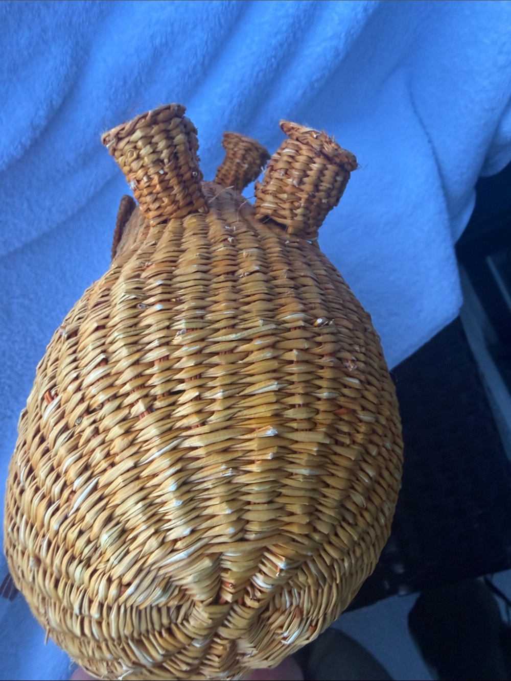Sensi Studio Straw Dachshund Bag Purse NWOT - Picture 16 of 16
